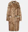The Frankie Shop Rella Coat In Brown