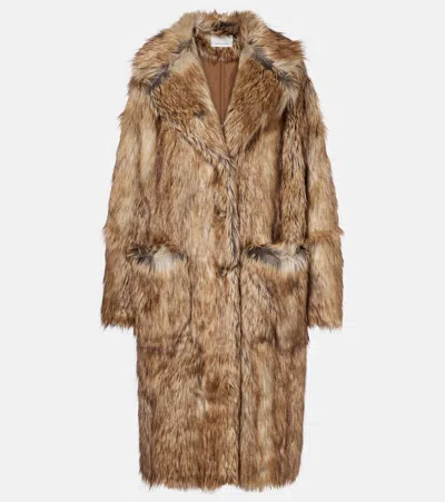 The Frankie Shop Rella Coat In Brown