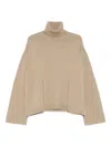 The Frankie Shop Rhea Sweater In Brown