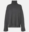 The Frankie Shop Rhea Turtleneck Sweater In Black