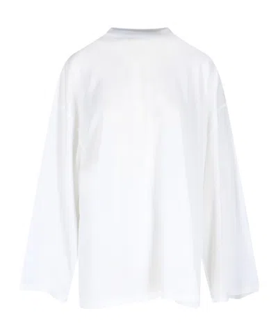 The Frankie Shop Rio Oversized Sleeve Tee In White