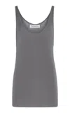 The Frankie Shop Rivo Knit Tank Top In Grey