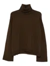 The Frankie Shop Pullover Mit Rollkragen In Brown