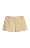 The Frankie Shop Roma Mini Shorts In Neutral
