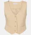 The Frankie Shop Roma Vest In Neutral
