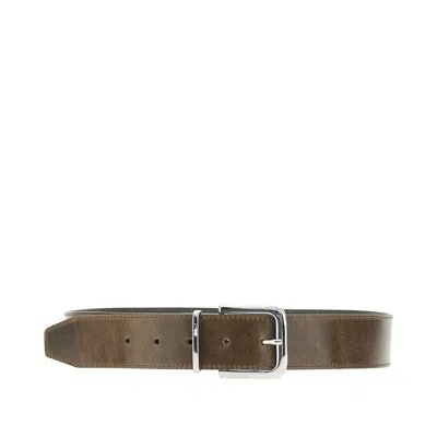 The Frankie Shop 'sarno' Leather Belt In Brown