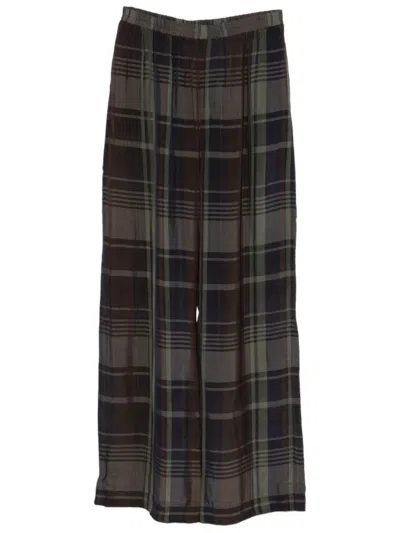 The Frankie Shop Sheer Finish Elasticated Waistband Trousers For Women In Multi