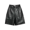 The Frankie Shop Belt Loop Shorts In Black