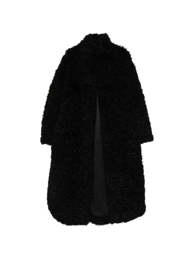 The Frankie Shop Single-breasted Coat In Black