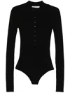 The Frankie Shop Solana Bodysuit In Black