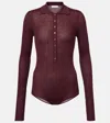 The Frankie Shop Solana Wool, Silk, And Cashmere Bodysuit