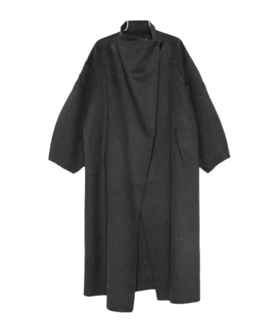 THE FRANKIE SHOP STAND COLLAR COAT