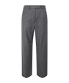The Frankie Shop Straight-leg Casual Pants In Gray