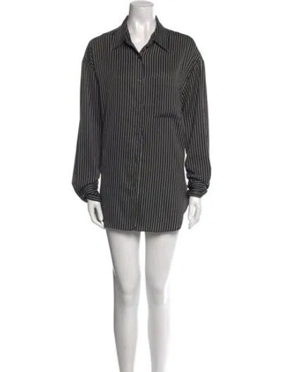 Pre-owned The Frankie Shop Striped Mini Dress In Multi