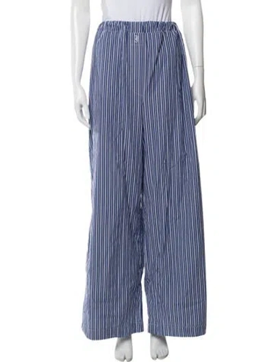 Pre-owned The Frankie Shop Striped Pajamas In Blue