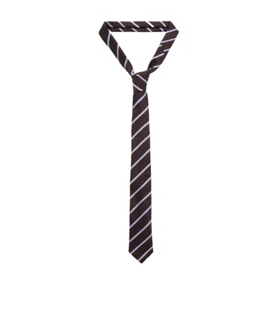 The Frankie Shop Striped Tie In Black