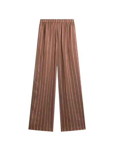 The Frankie Shop Gestreifte Hose In Brown