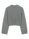 The Frankie Shop Talia Round-neck Sweatshirt In Gray