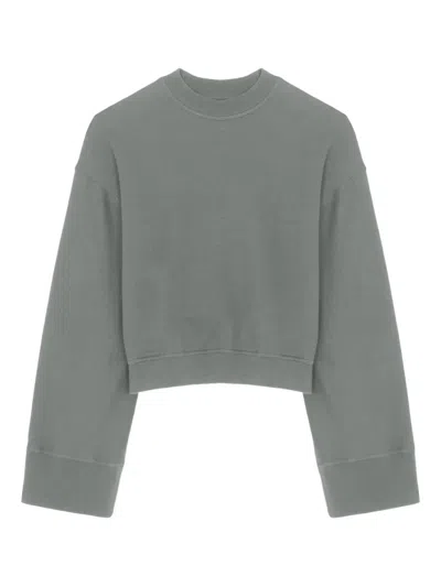 THE FRANKIE SHOP TALIA ROUND-NECK SWEATSHIRT