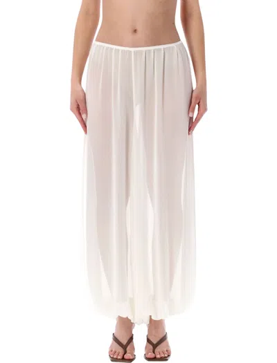 The Frankie Shop Sheer Beach Balloon Pants Relaxed Fit In Multi