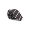 The Frankie Shop Lene Striped Tie In Black