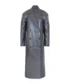 The Frankie Shop Tina Faux Leather Trench Coat