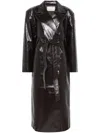 The Frankie Shop Tina Trench Coat In Brown - Brown
