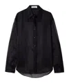 The Frankie Shop Peri Silk-blend Organza Shirt