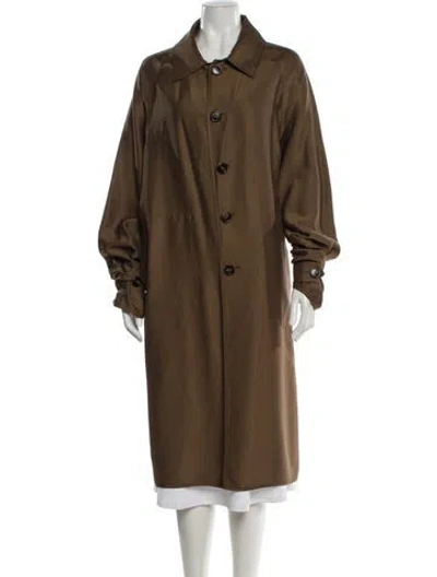Pre-owned The Frankie Shop Trench Coat In Neutral