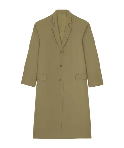 The Frankie Shop Tribeca Long Coat - Khaki
