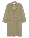 The Frankie Shop Tribeca Trench Coat In Green