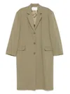 The Frankie Shop Tribeca Trench Coat In Green