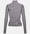 The Frankie Shop Tulia Sheer Mesh Top