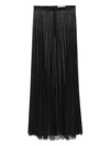 The Frankie Shop Vallen Maxi Mesh Skirt In Black
