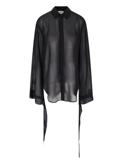 The Frankie Shop 'verlin' Shirt In Black