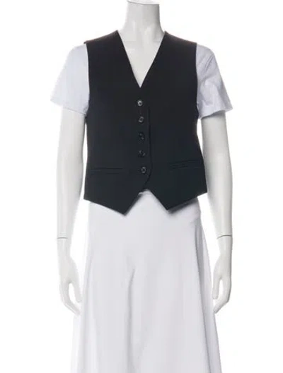 Pre-owned The Frankie Shop Vest In Black