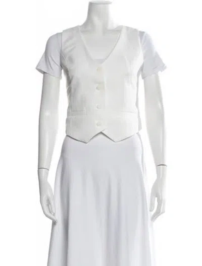 Pre-owned The Frankie Shop Vest In White