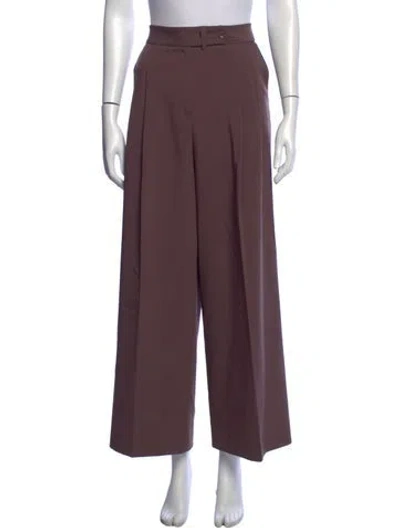 Pre-owned The Frankie Shop Wide Leg Pants In Purple