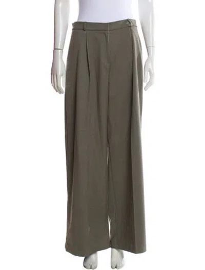 Pre-owned The Frankie Shop Wide Leg Pants W/ Tags In Green