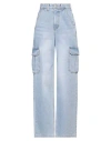 The Frankie Shop Woman Jeans Blue Size Xs Cotton In Blue