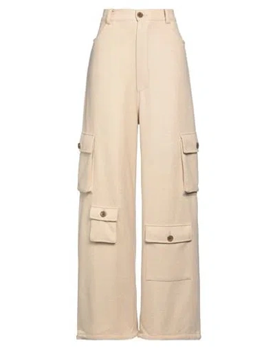 The Frankie Shop Woman Pants Beige Size M Wool, Nylon