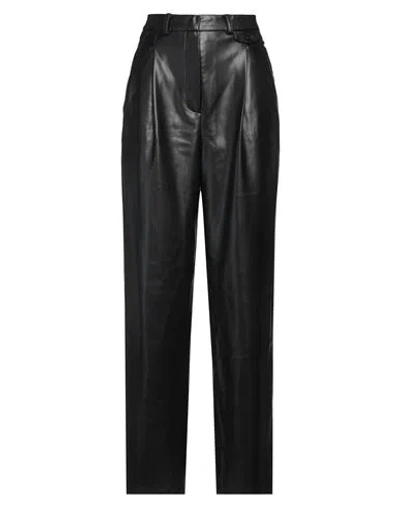 The Frankie Shop Woman Pants Black Size Xl Polyurethane