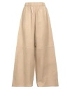 The Frankie Shop Woman Pants Camel Size S Lambskin In Beige