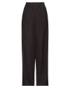 The Frankie Shop Woman Pants Dark Brown Size S Polyester, Virgin Wool, Elastane