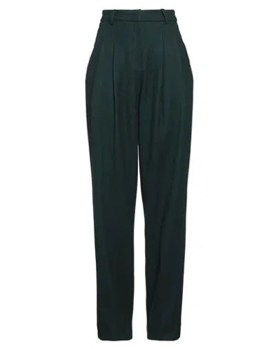 The Frankie Shop Woman Pants Dark Green Size M Wool, Polyester, Nylon, Acrylic