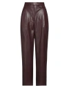 The Frankie Shop Woman Pants Deep Purple Size S Polyurethane In Purple