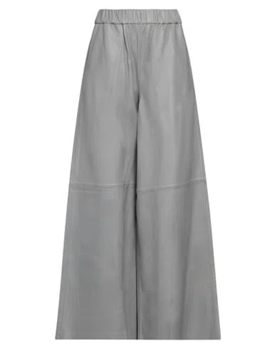 The Frankie Shop Woman Pants Grey Size Xs Lambskin