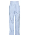 The Frankie Shop Woman Pants Light Blue Size Xs Cotton In Blue
