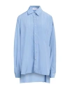 The Frankie Shop Woman Shirt Light Blue Size Xs/s Polyester In Blue