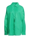 The Frankie Shop Woman Shirt Light Green Size M/l Polyester
